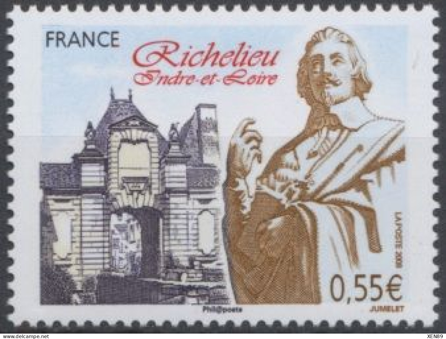 2008 - 4258 - Série Touristique - Richelieu - Neufs