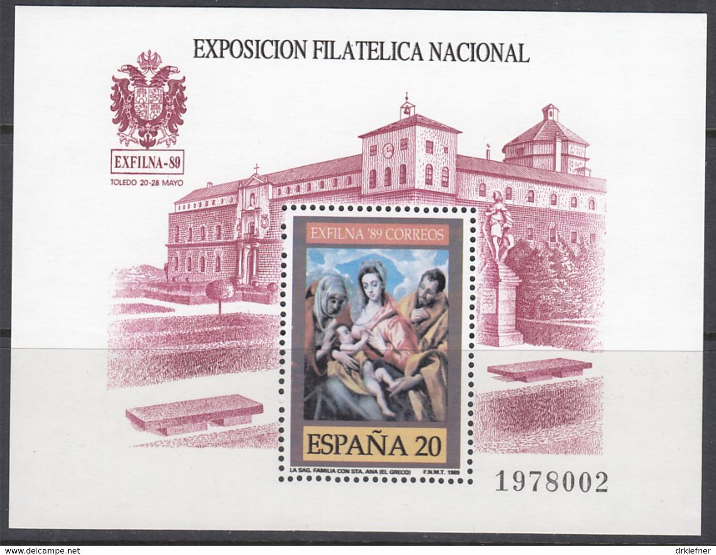 SPANIEN  Jahrgang 1989, Postfrisch **, 2867-2879, 2881-2921 Mit Block 34-35 - Années Complètes