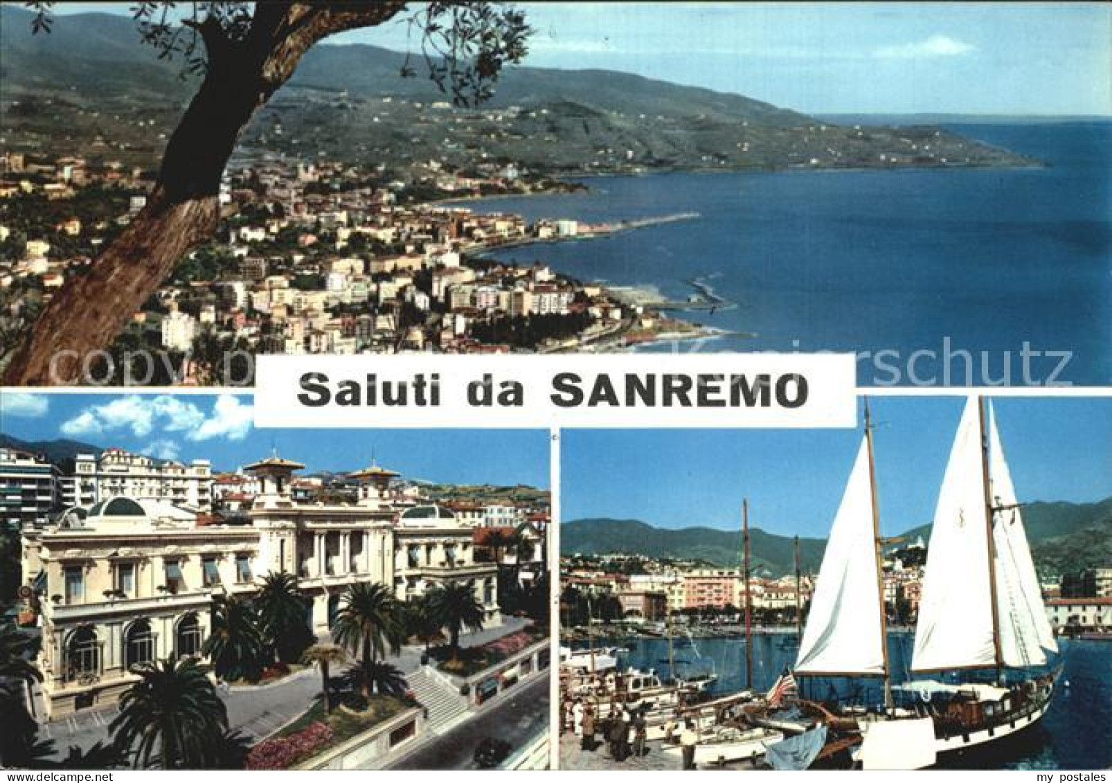 72573634 Sanremo Panorama Hafen Sanremo - Autres & Non Classés