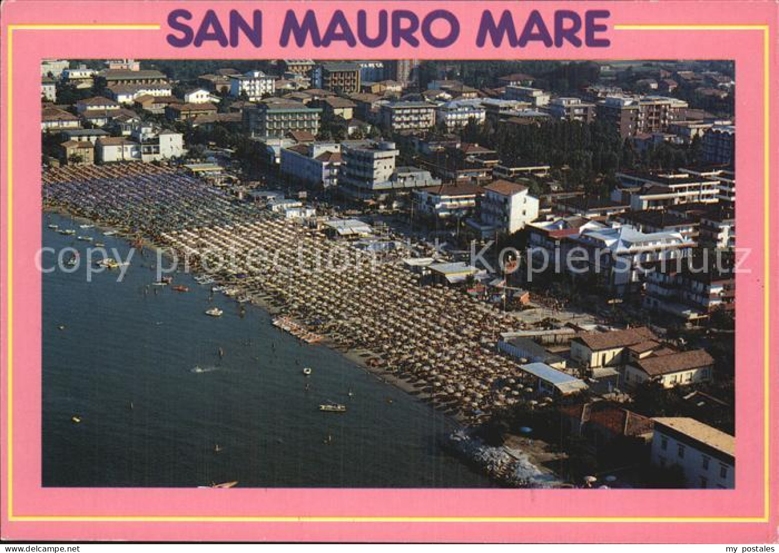 72573617 San Mauro Mare Strand Luftaufnahme San Mauro Mare - Autres & Non Classés
