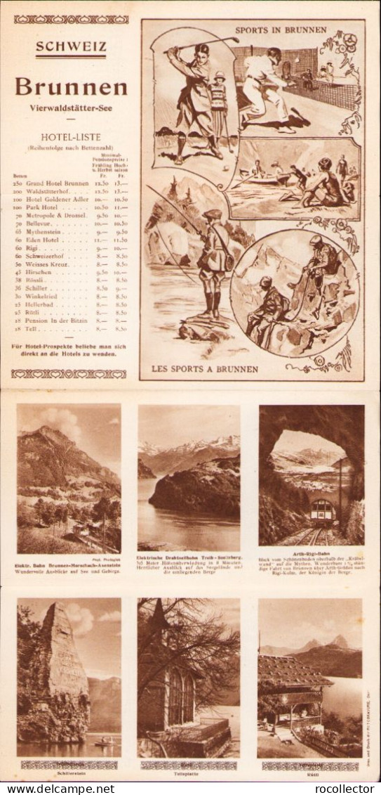 Commercial Brunnen, Switzerland, Ca 1930s A2485N - Programme