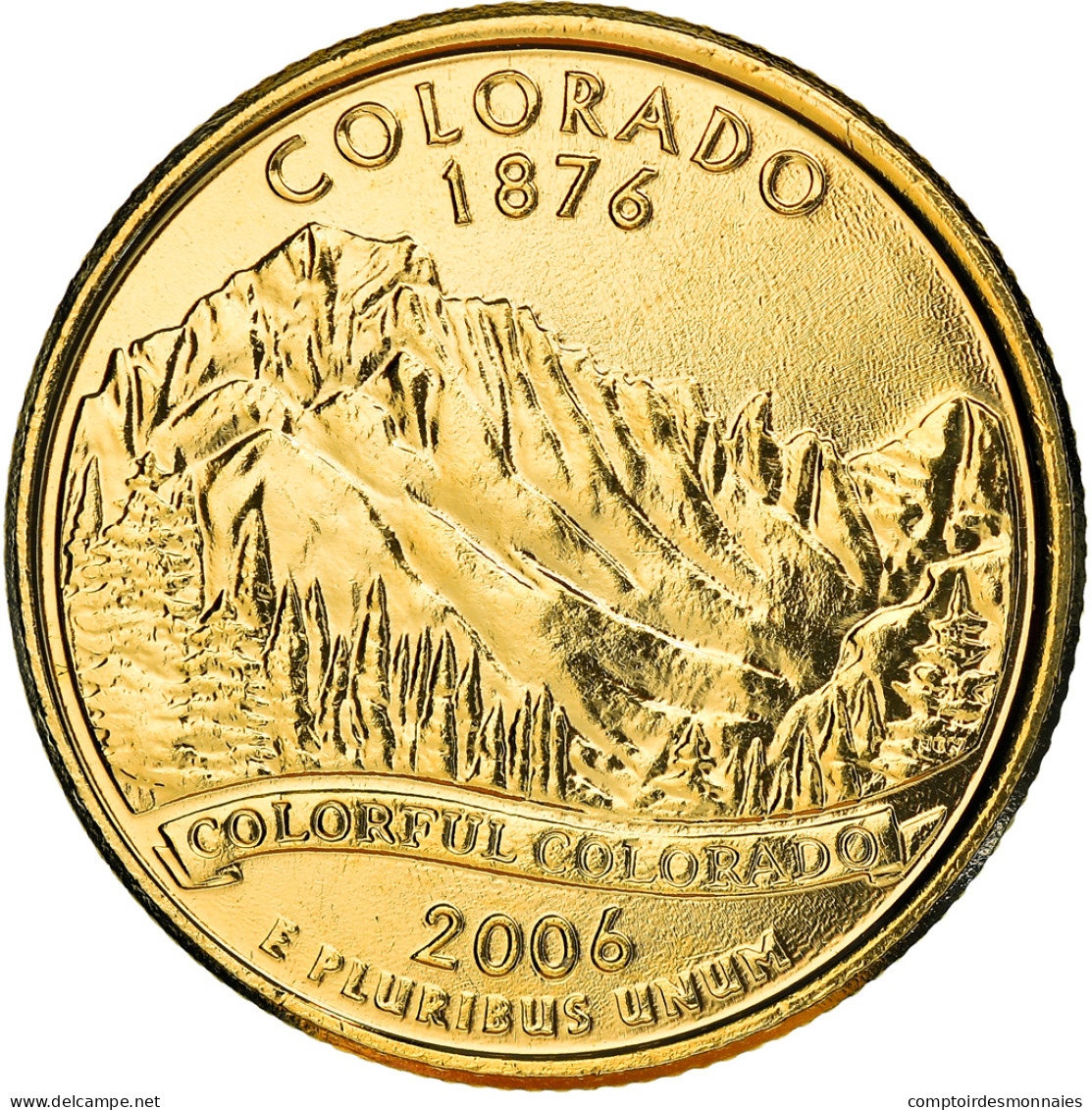 Monnaie, États-Unis, Colorado, Quarter, 2006, U.S. Mint, Denver, Golden, SPL - 1999-2009: State Quarters