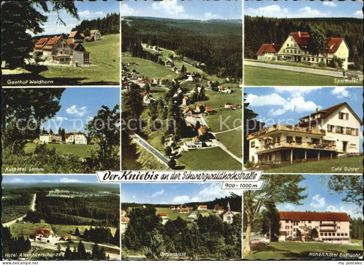72573546 Kniebis Freudenstadt Gasthof Waldhorn Cafe Guenter Hotel Alexanderschan - Freudenstadt