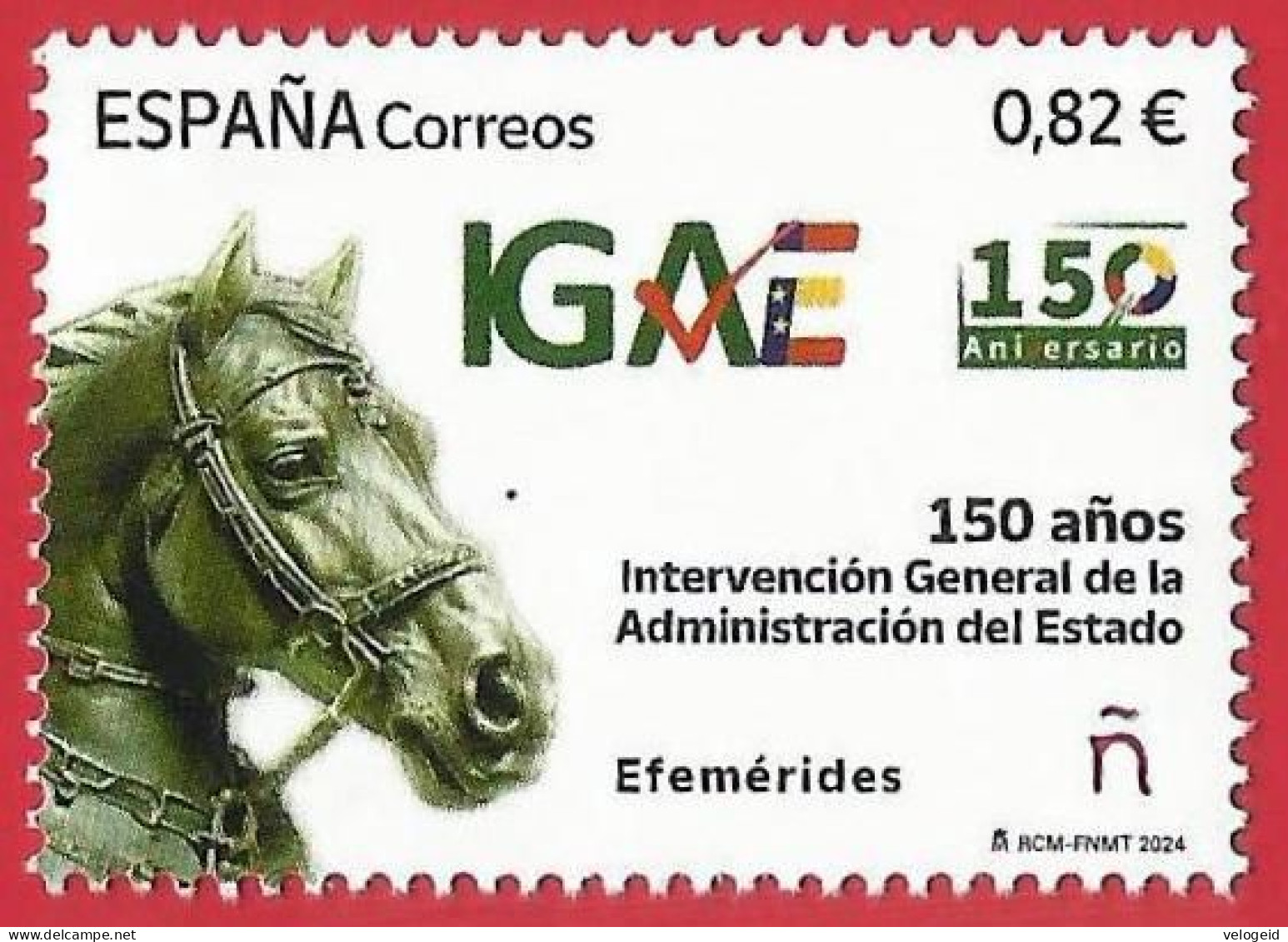 España. Spain. 2024. Efemérides. 150 Años Intervencion General De La Admon. Del Estado (IGAE) - Unused Stamps