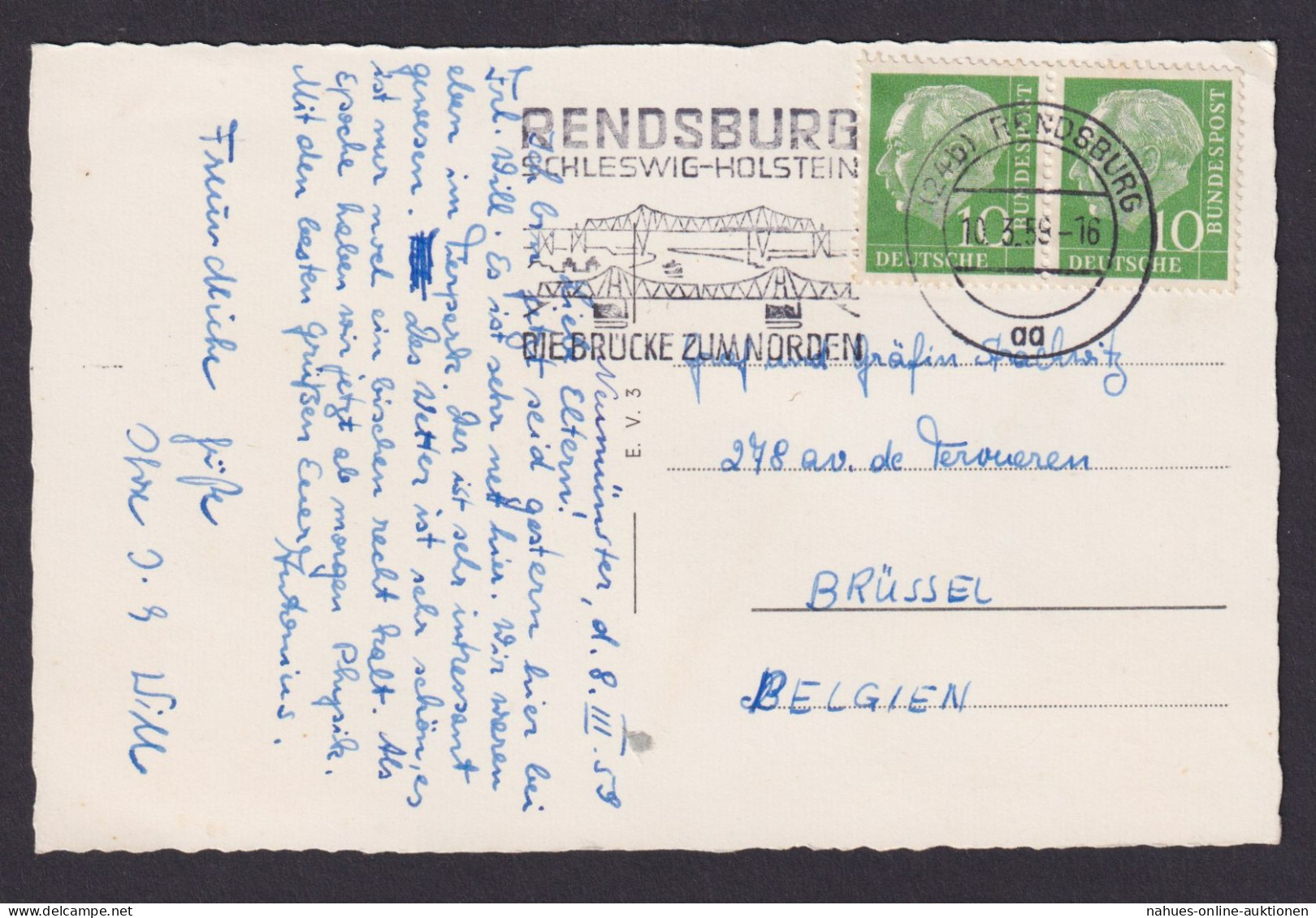 Bund Ansichtskarte Tiere Bären Heimattiergarten Neumünster Masch-St. Rendsburg - Covers & Documents