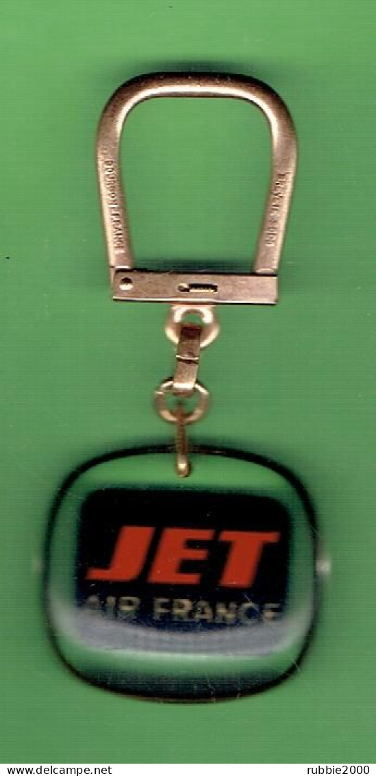 PORTE CLEFS RESINE AIR FRANCE JET CARAVELLE BOEING 707 INTERCONTINENTAL VERS 1960 EN BON ETAT - Other & Unclassified