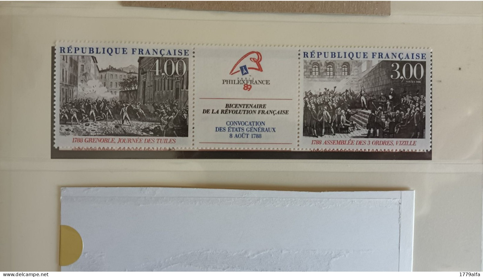 Année 1988 N° 2538A**  Tryptique Bicentenaire De La Révolution - Neufs