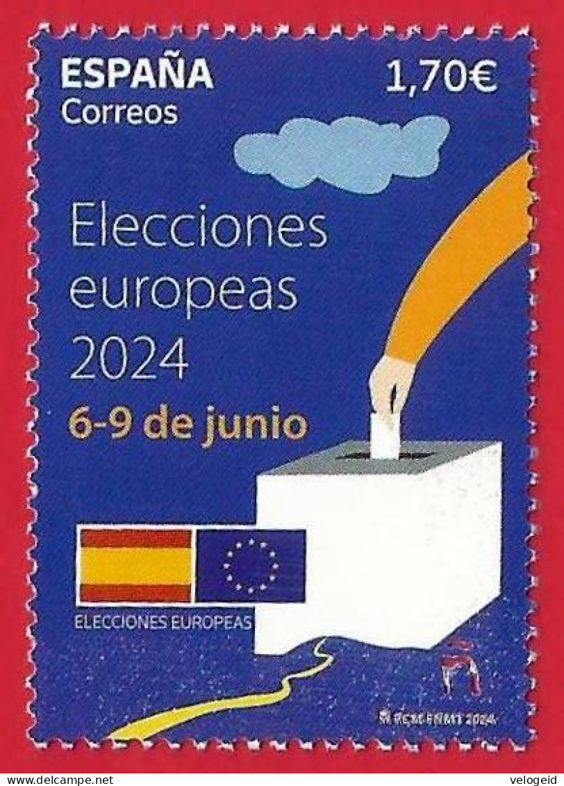 España. Spain. 2024. Elecciones Europeas - Ungebraucht