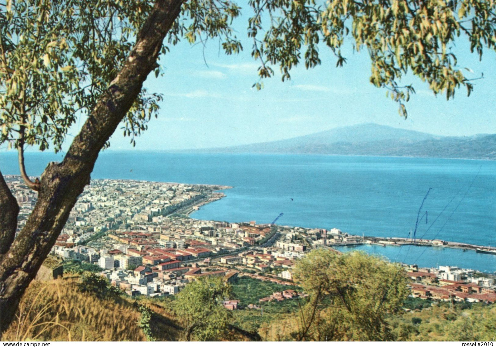 CARTOLINA 1982 ITALIA REGGIO CALABRIA PANORAMA CON ETNA Italy Postcard ITALIEN Ansichtskarten - Reggio Calabria