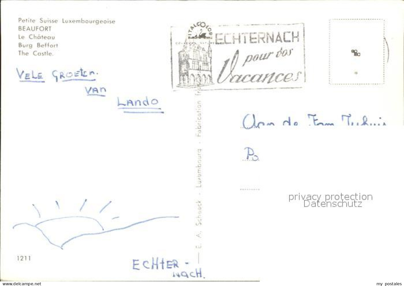 72573427 Beaufort_Befort_Luxembourg Schloss  - Other & Unclassified