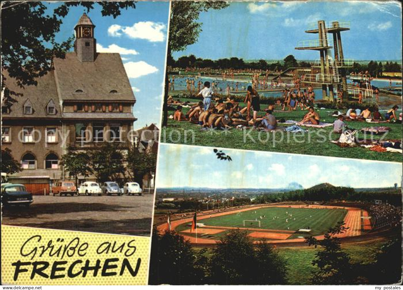 72573378 Frechen Schwimmbad Fussballstadion  Frechen - Frechen