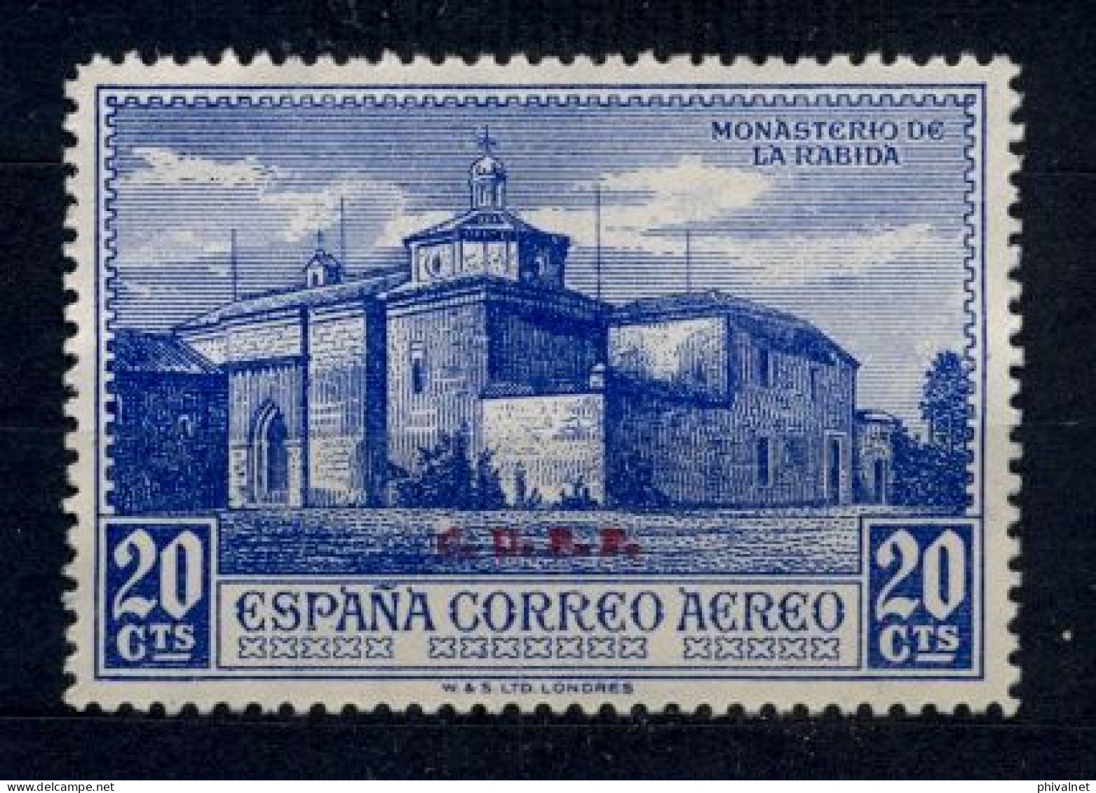 ED. 551H (*) , DESCUBRIMIENTO DE AMÉRICA  , SELLO HABILITADO ( C.U.P.P. ) - Unused Stamps