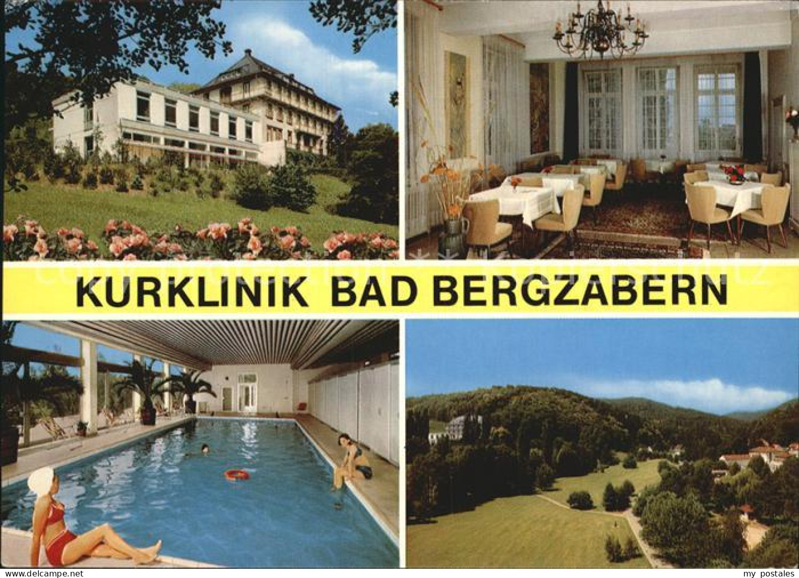 72573241 Bad Bergzabern Kurklinik Aussenansicht Schwimmbad Speiseraum  Bad Bergz - Bad Bergzabern