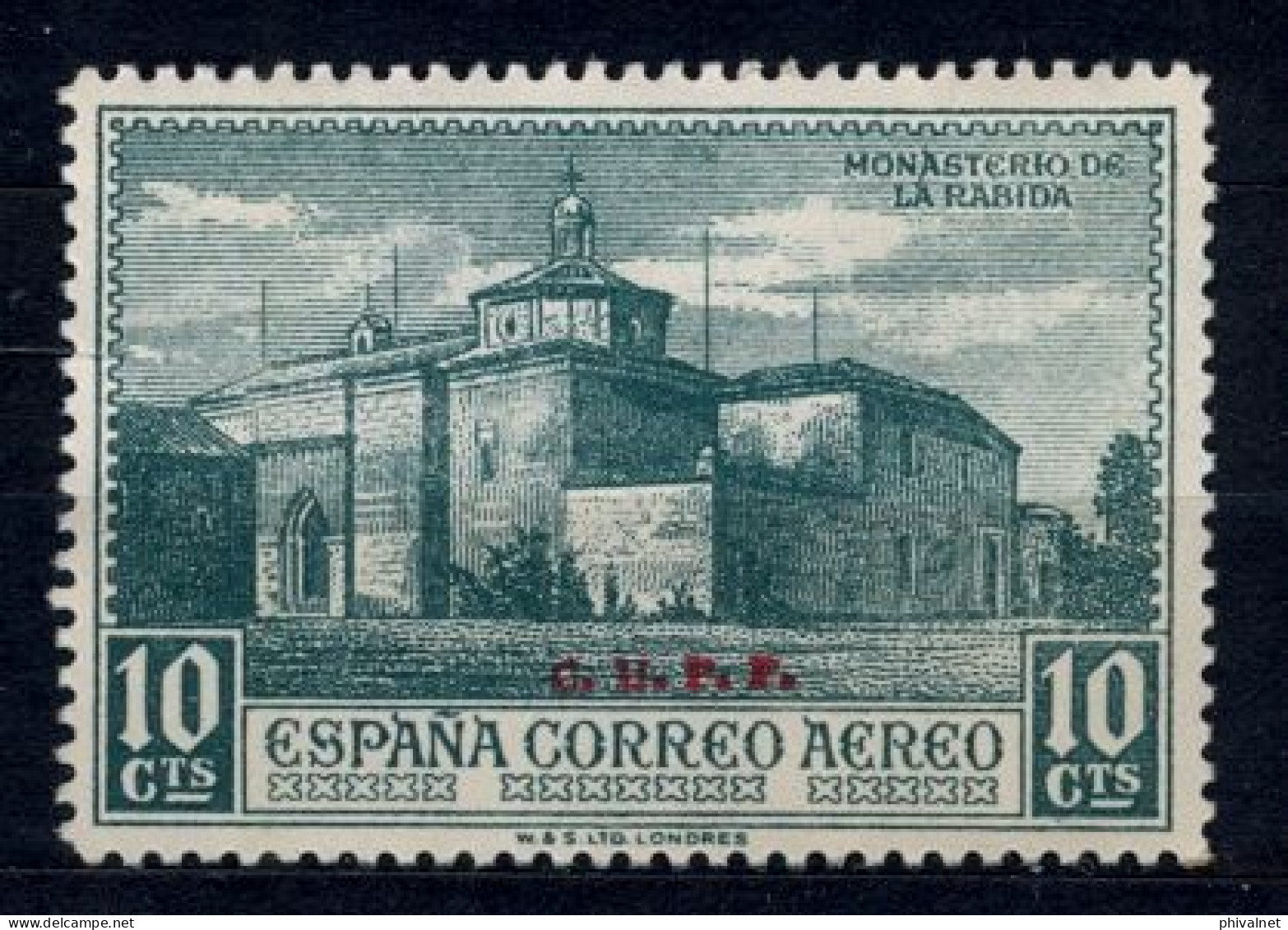 ED. 549H (*) , DESCUBRIMIENTO DE AMÉRICA  , SELLO HABILITADO ( C.U.P.P. ) - Unused Stamps