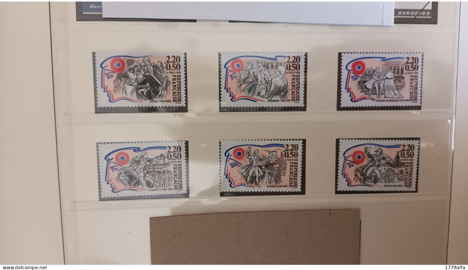 Année 1989 N° 2564** A 2569** Personnages Célèbres De La Révolution - Unused Stamps