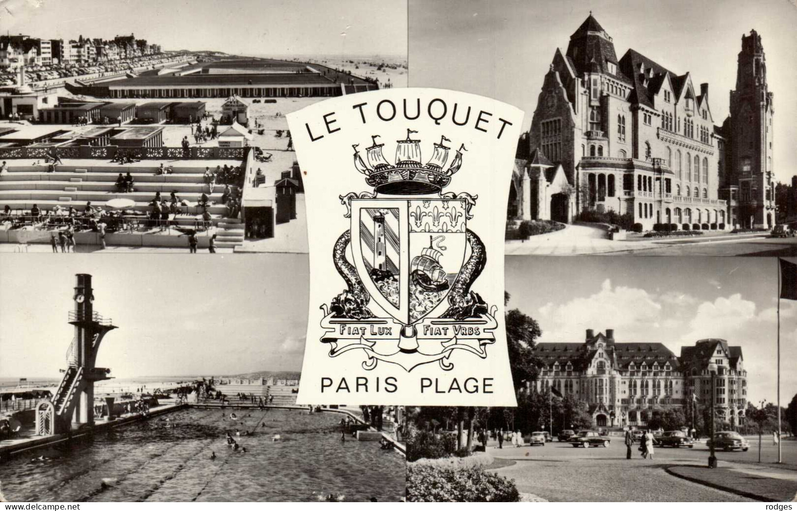 62 , Cpsm  LE TOUQUET , PARIS PLAGE , 636 , Multivues  (15225.V.24) - Le Touquet