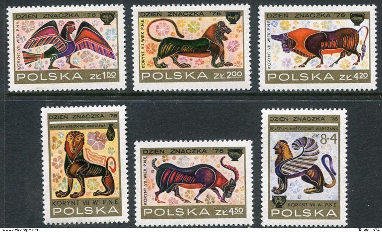 Polonia  1976  2461-66  ** - Unused Stamps