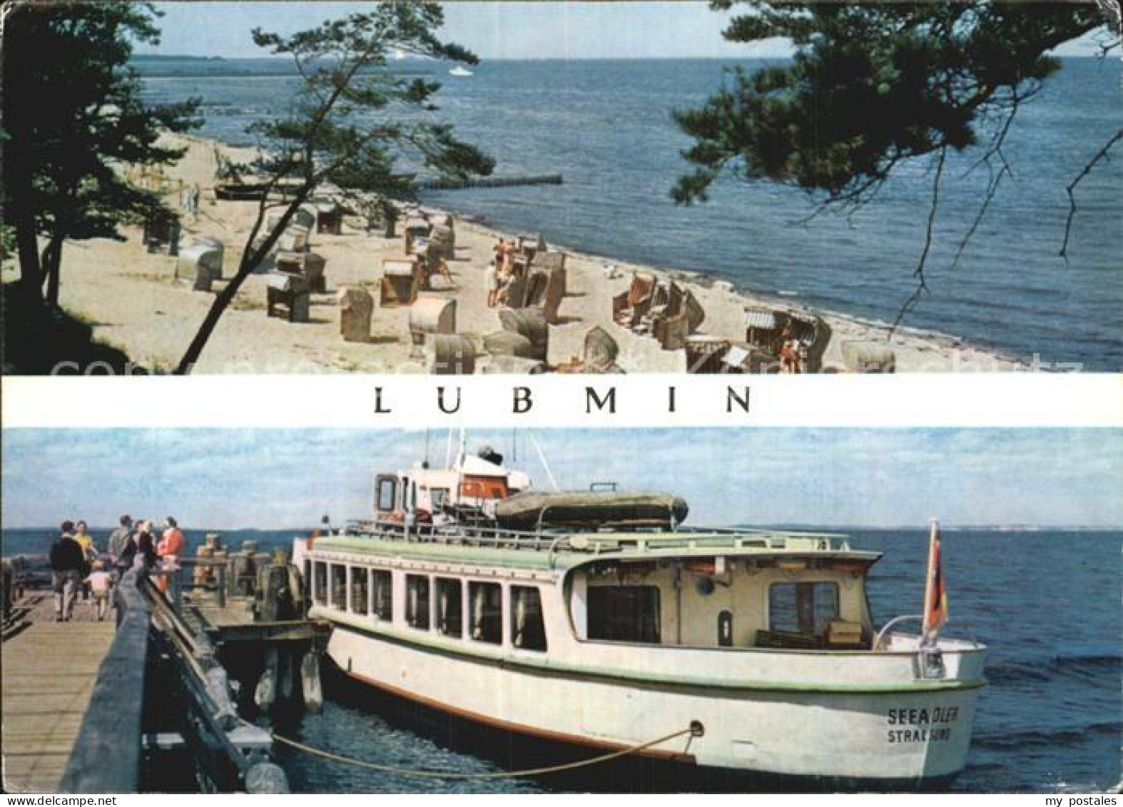 72572774 Lubmin Ostseebad Strand Personenschiff Seeadler Lubmin - Lubmin
