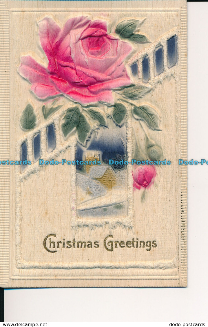 R004041 Christmas Greetings. Rose. Wildt And Kray. London - Other & Unclassified