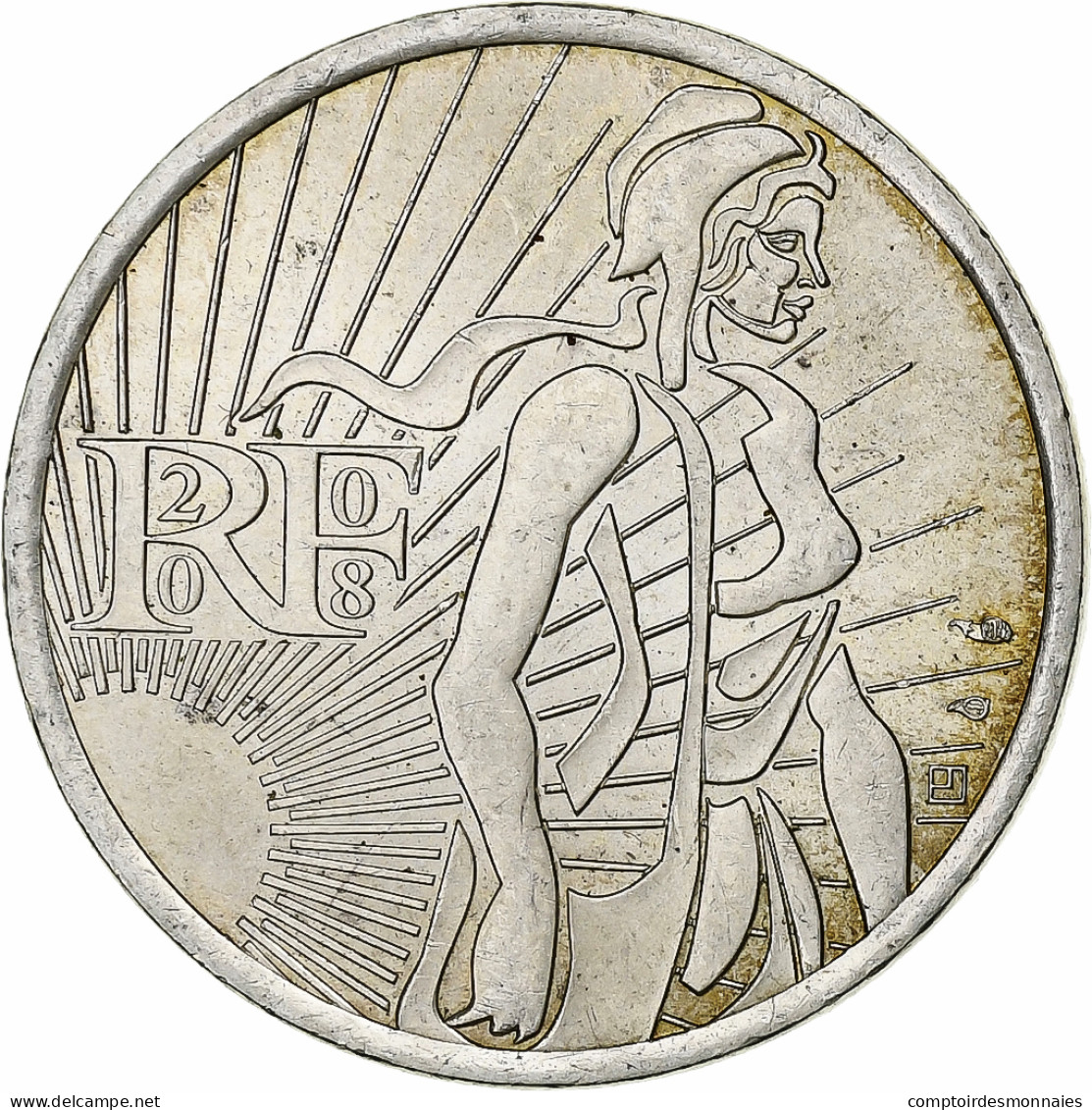 France, 5 Euro, Semeuse, 2008, Argent, SPL, KM:1534 - Frankreich