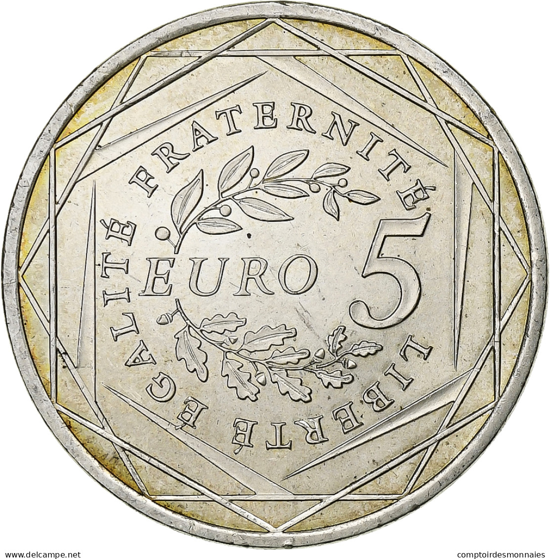 France, 5 Euro, Semeuse, 2008, Argent, SPL, KM:1534 - Frankreich