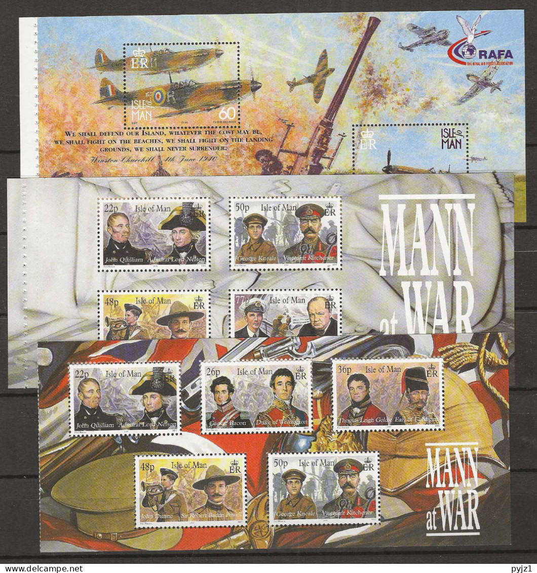 2000 MNH Isle Of Man Mi MH O-12 Booklet Panes  Postfris** - Man (Ile De)