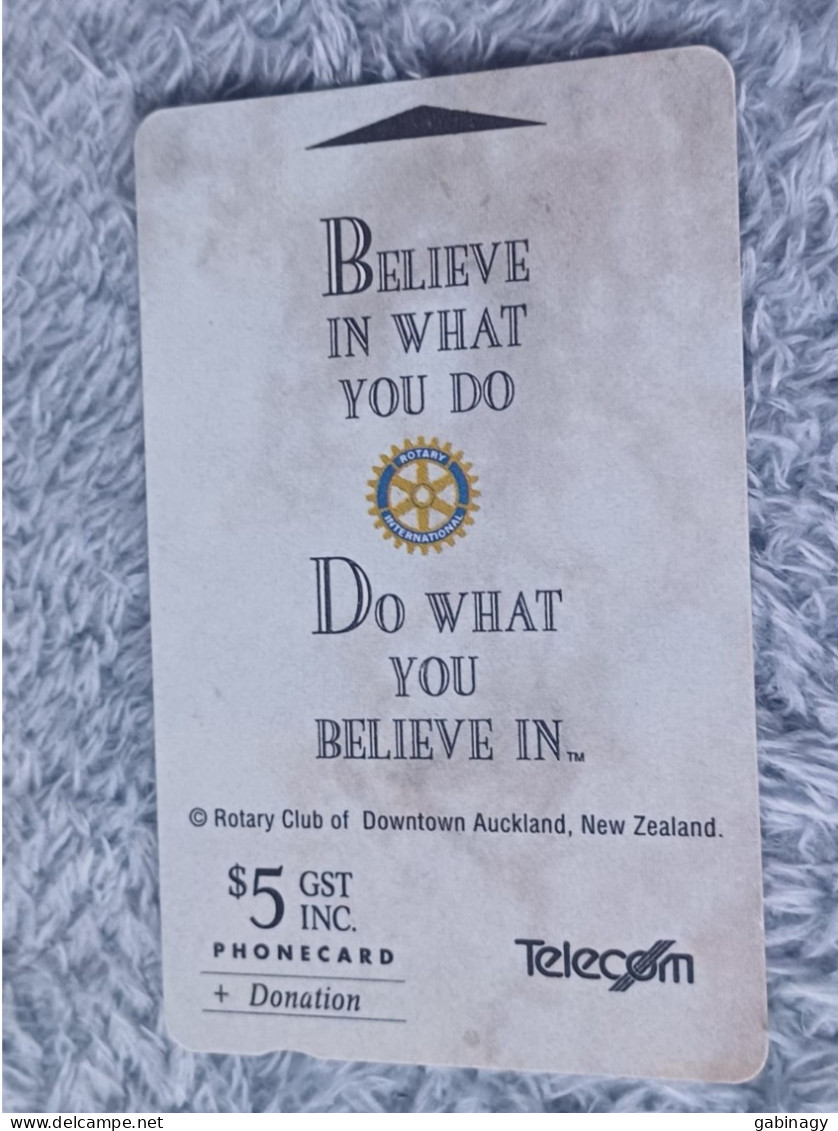 NEW ZEALAND - F-03A - "Believe In What You Do" - ROTARY - Nouvelle-Zélande