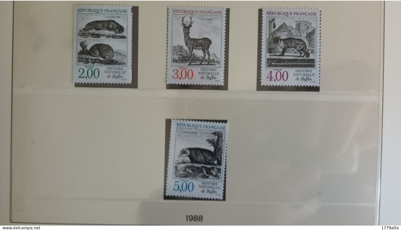 Année 1988 N° 2539** A 2542** Série Nature De France - Unused Stamps