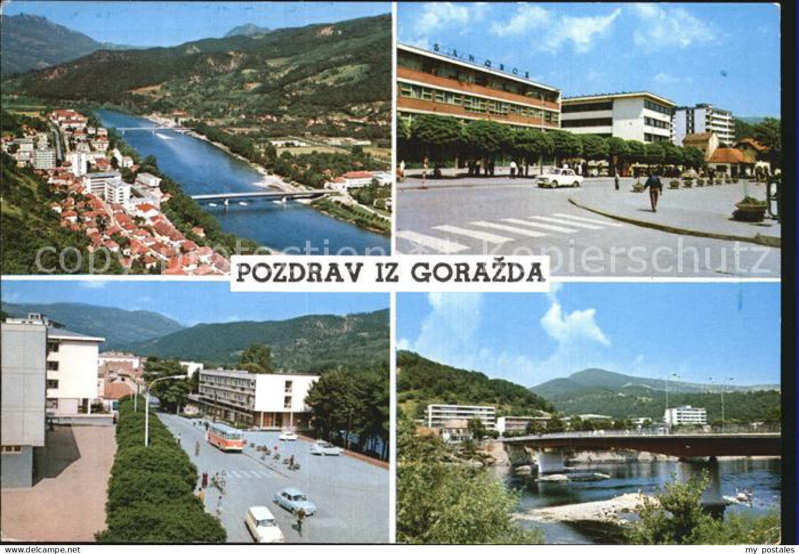 72572567 Gorazde Fliegeraufnahme Gorazde - Bosnie-Herzegovine
