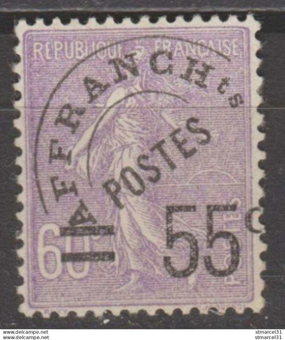 RARETE N°47a SURCHARGE 55c à CHEVAL RRR CENTRAGE PARFAIT (+30%) Neuf* TBE Signé BOCQUET Cote 520€ - 1893-1947