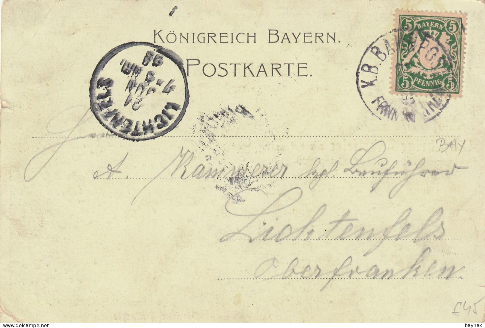 DE437  --   ASCHAFFENBURG  --  450 JAHRIGE JUBELFEIER  DER  Tgl. Priv.  SCHUTZENGESELLSCHAFT  --   1898 - Aschaffenburg