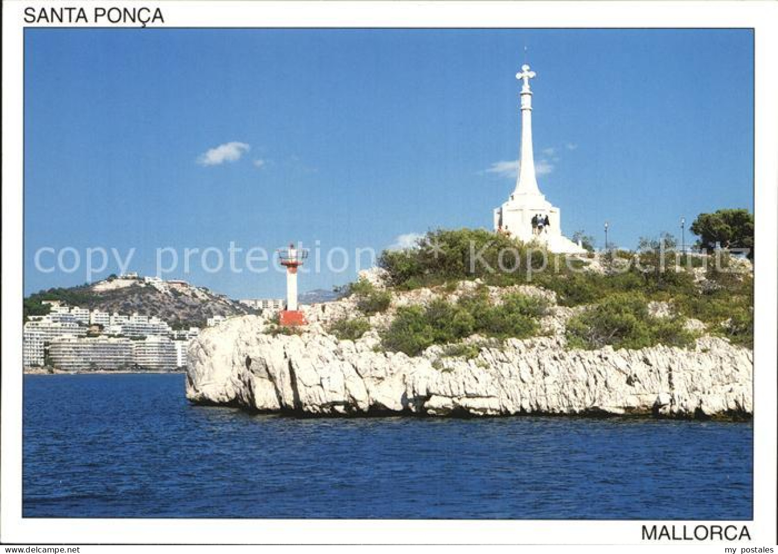 72570434 Santa Ponsa Mallorca Islas Baleares Kuestenpartie Mit Kreuz Calvia - Autres & Non Classés