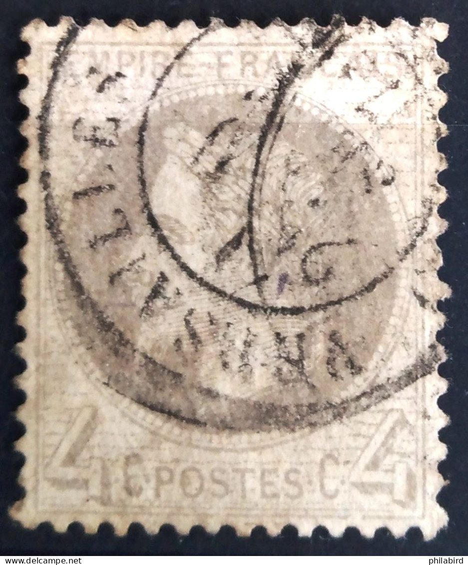 FRANCE                           N° 27                    OBLITERE          Cote : 90 € - 1863-1870 Napoléon III. Laure