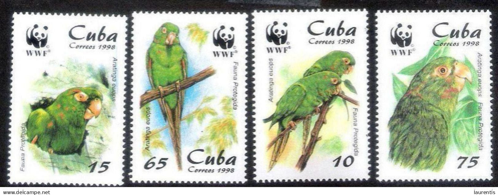 24646  WWF - Parrots - Perroquets  - 1998 - MNH - Cb - 1,90 . - Ungebraucht