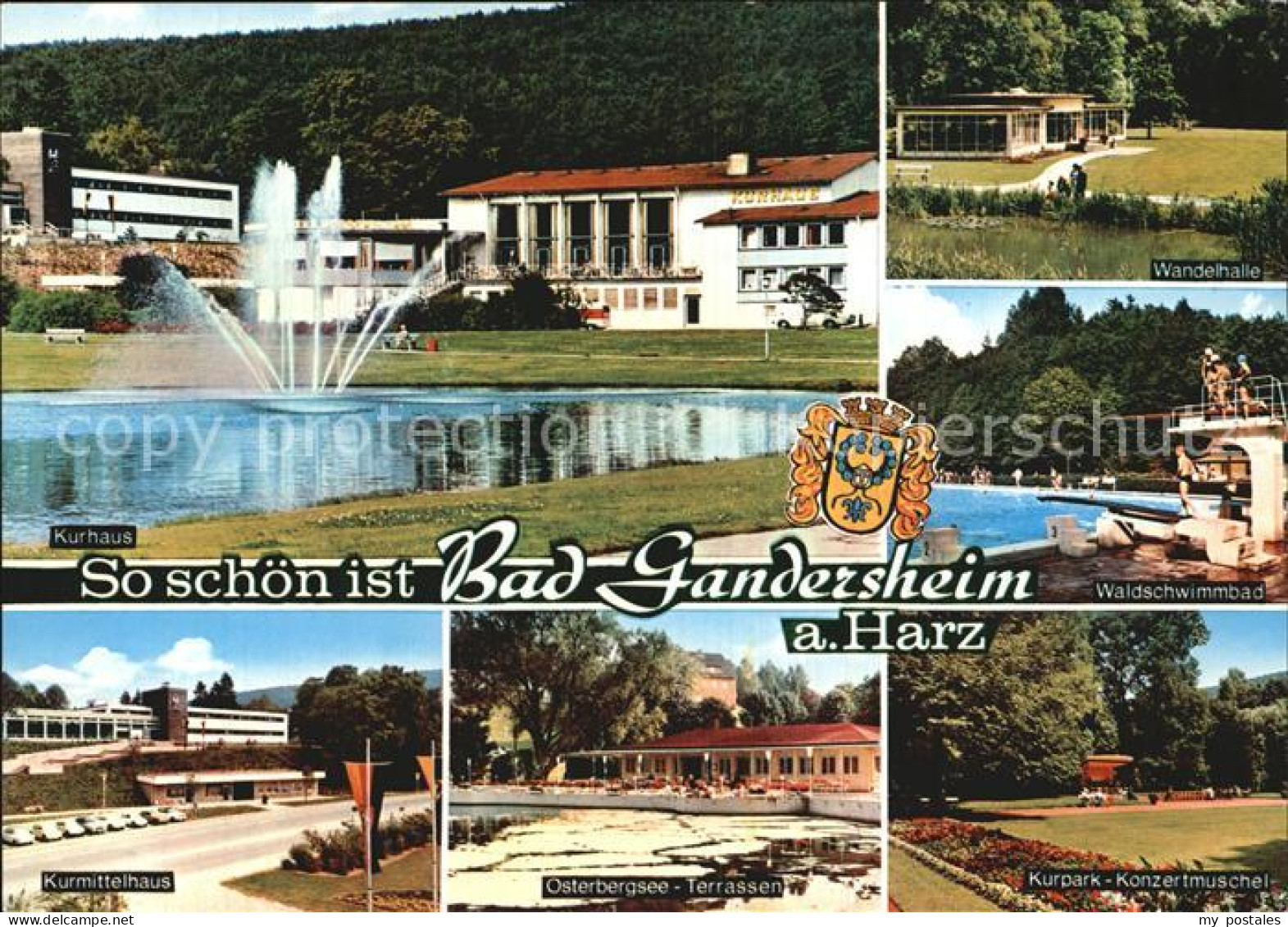 72570270 Bad Gandersheim Kurhaus Wandelhalle Osterbergsee Kurpark Bad Gandershei - Bad Gandersheim