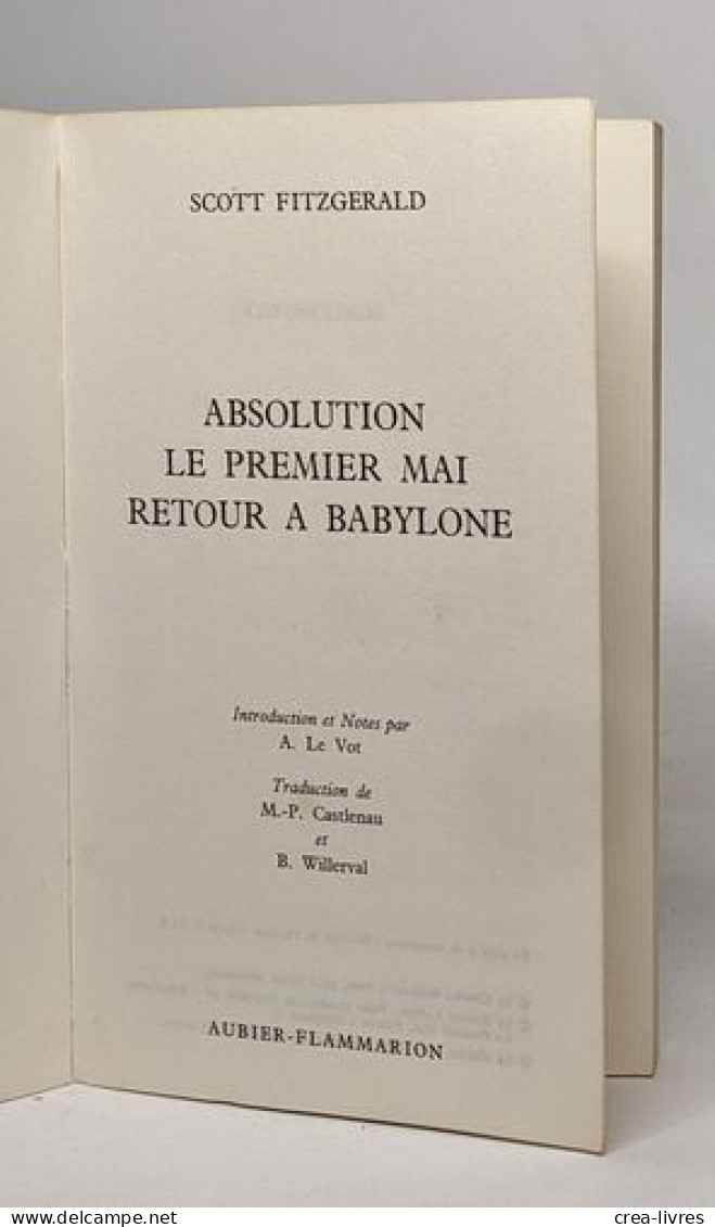 Nouvelles Numéro 49 : Absolution - Le Premier Mai - Retour à Babylone (édition Bilingue Français/anglais) - Sonstige & Ohne Zuordnung