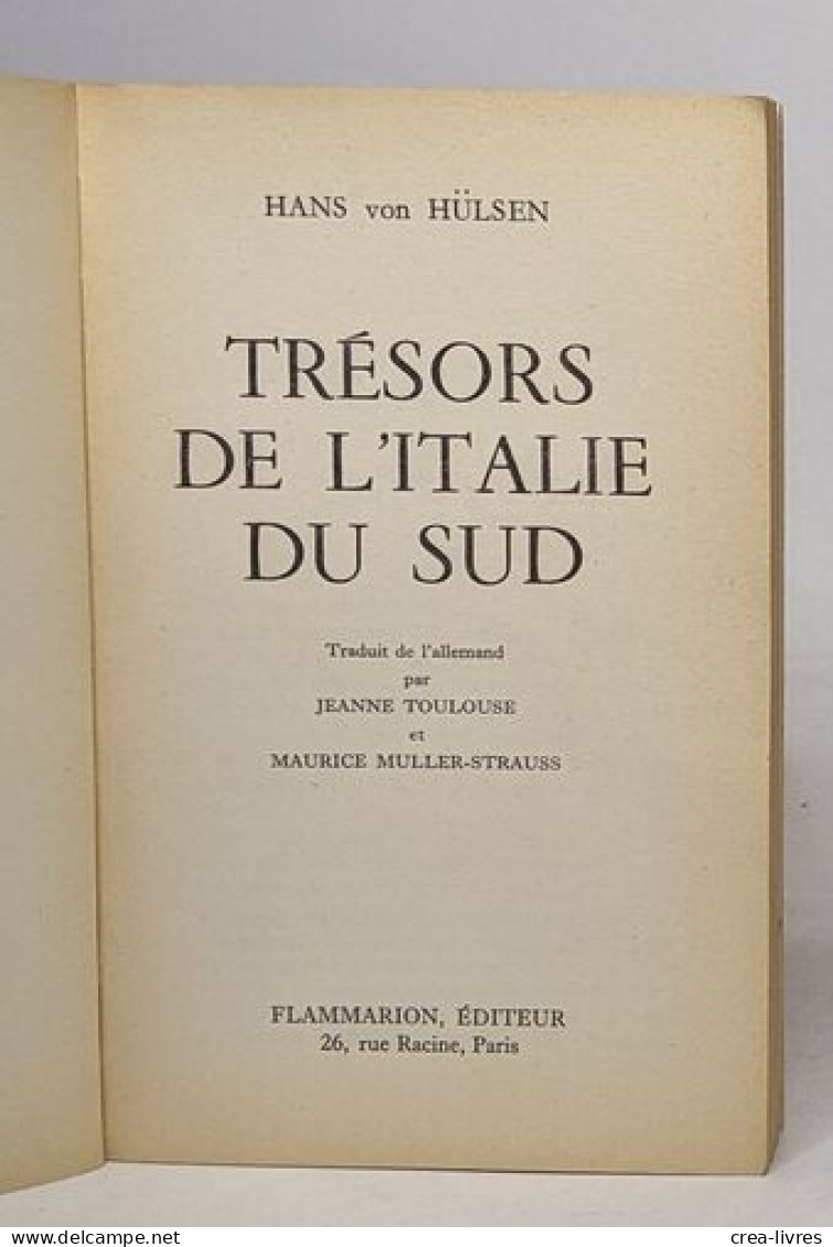 Trésors De L'Italie Du Sud - Unclassified