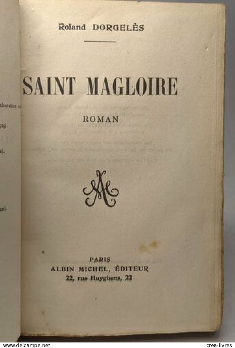 Saint Magloire - Altri & Non Classificati