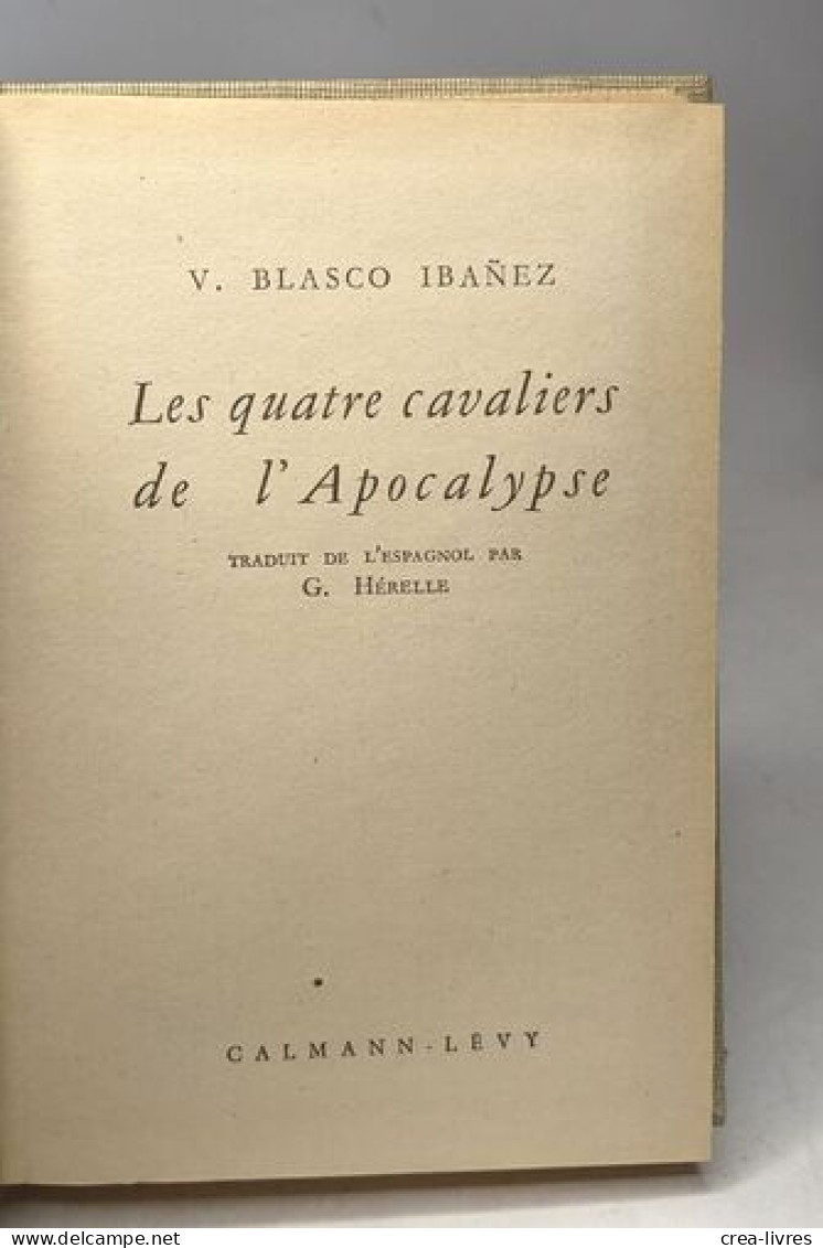Les Quatre Cavaliers De L'apocalypse - Other & Unclassified