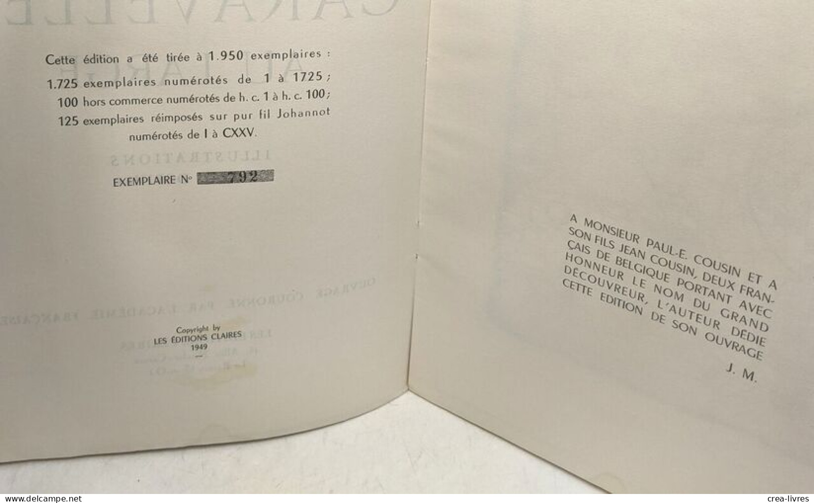 Caravelles Au Large - Illustrations De Jean Dornier - Exemplaire Numéroté 792 - Sonstige & Ohne Zuordnung