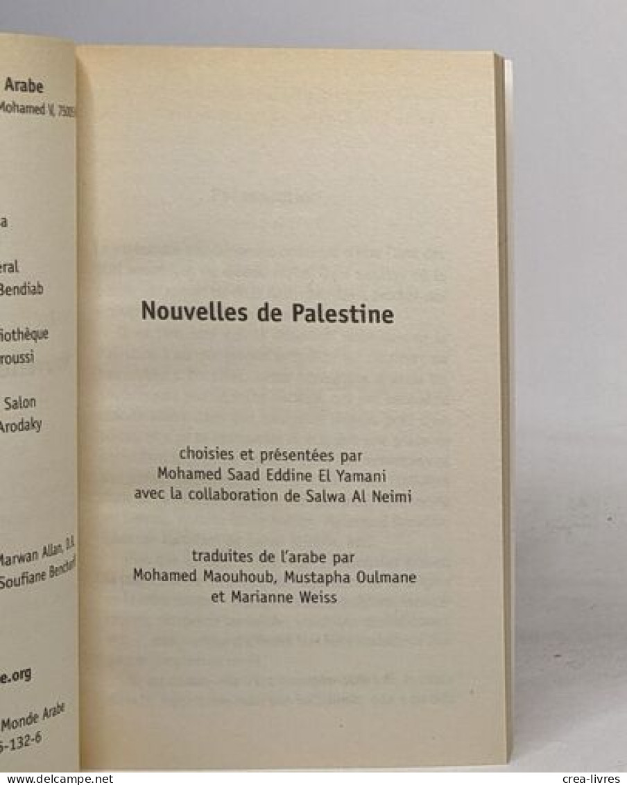 Nouvelles De Palestine - Other & Unclassified