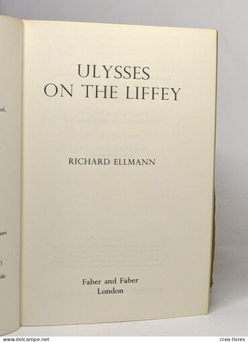 Ulysses On The Liffey - Autres & Non Classés