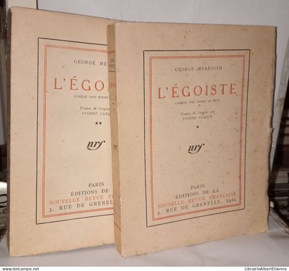 L'égoïste ( Tomes 1 Et 2 ) - Unclassified