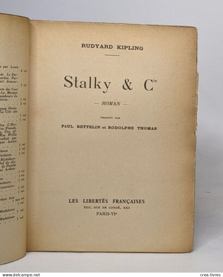 Stalky & Cie - Altri & Non Classificati