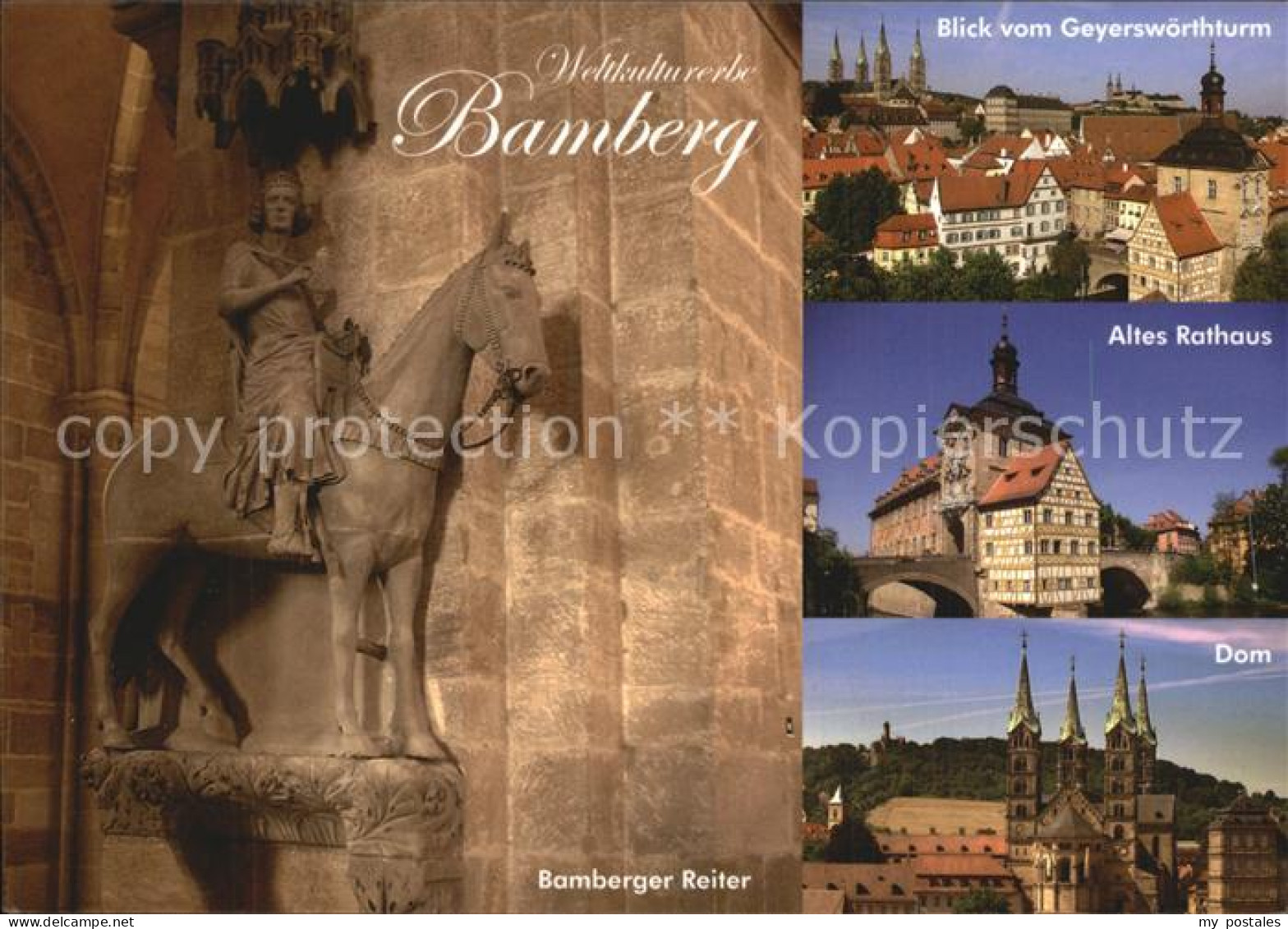 72569625 Bamberg Reiter Dom Rathaus Bamberg - Bamberg