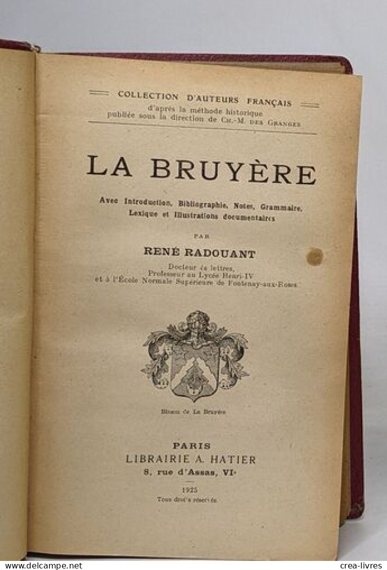 La Bruyère - Sonstige & Ohne Zuordnung