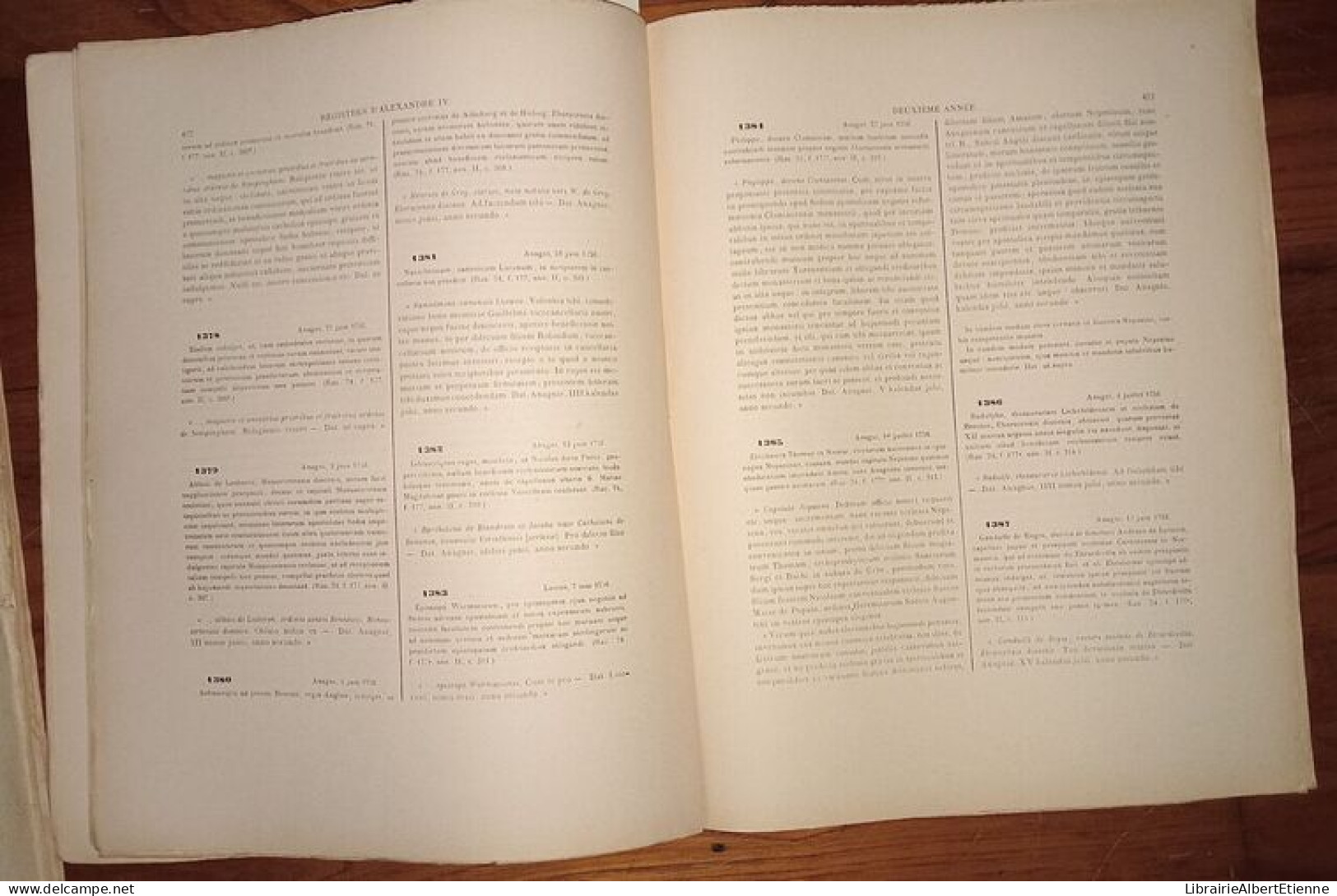 Les Registres D'Alexandre IV Recueil Des Bulles De Ce Pape Publiées Ou Analysées D'après Les Manuscrits Originaux Des Ar - Esoterik