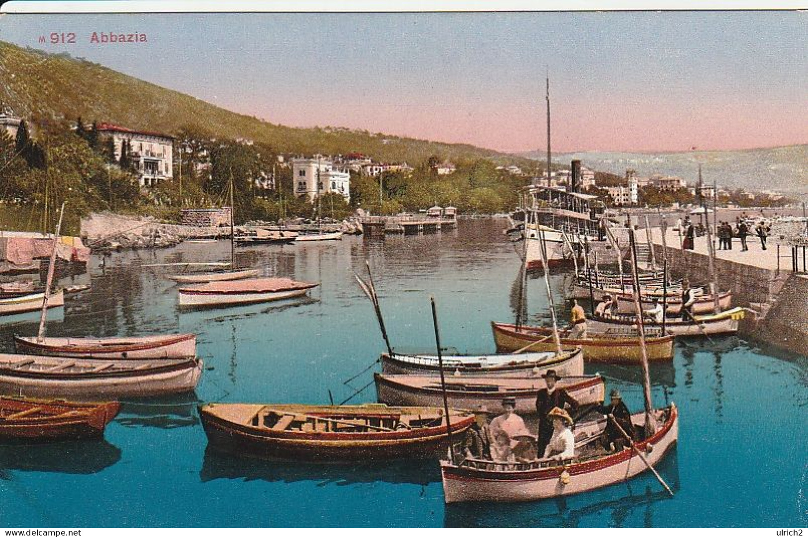 AK Abbazia - Opatija - Hafen Dampfer Boote - Ca. 1910 (69459) - Croatia