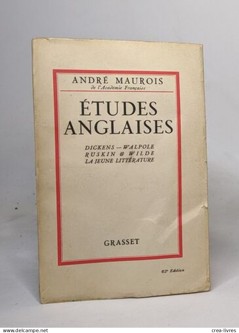 Études Anglaises - Sonstige & Ohne Zuordnung