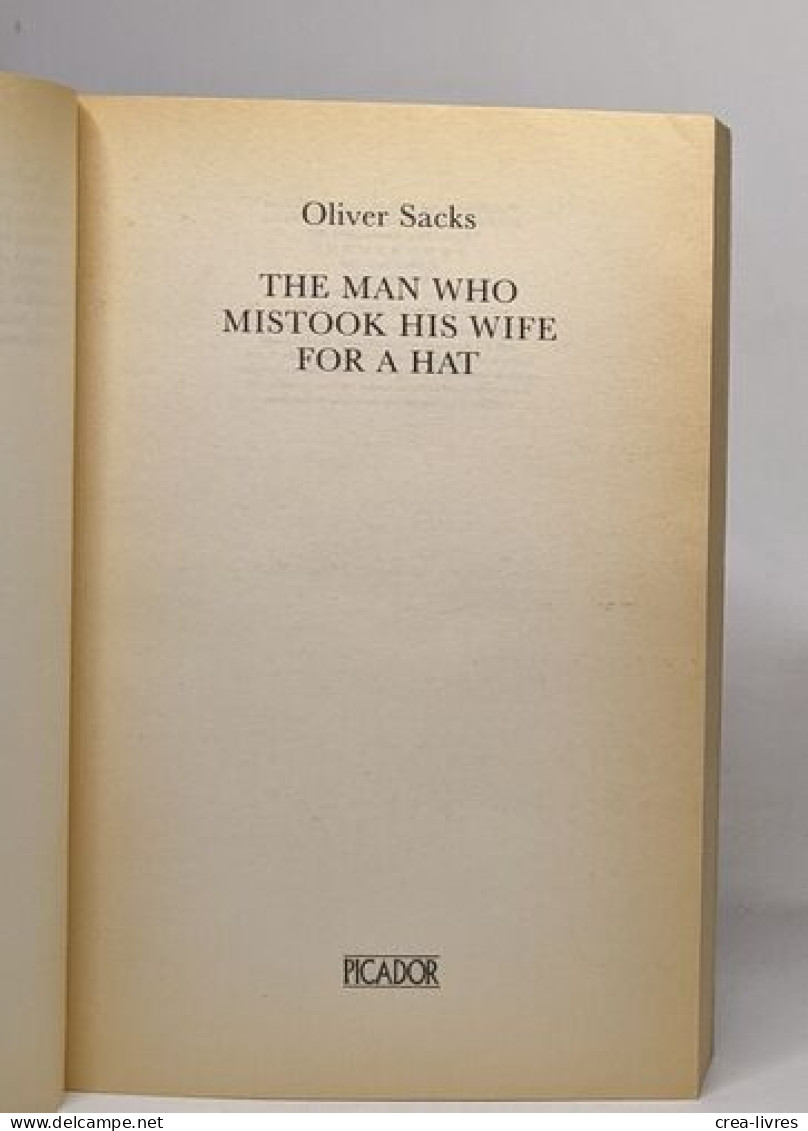 The Man Who Mistook His Wife For A Hat - Sonstige & Ohne Zuordnung